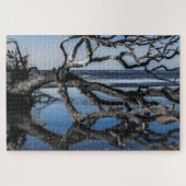 Salty Sea Tree Driftwood Beaufort SC Beach Puzzle (Horizontal)