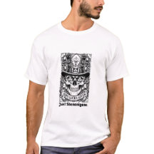 Salty Shamrock Schädel T-Shirt