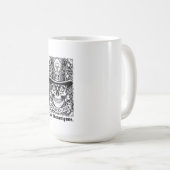 Salty Shamrock Skull T-Shirt Kaffeetasse (VorderseiteRechts)