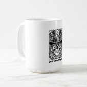 Salty Shamrock Skull T-Shirt Kaffeetasse (Vorderseite Links)
