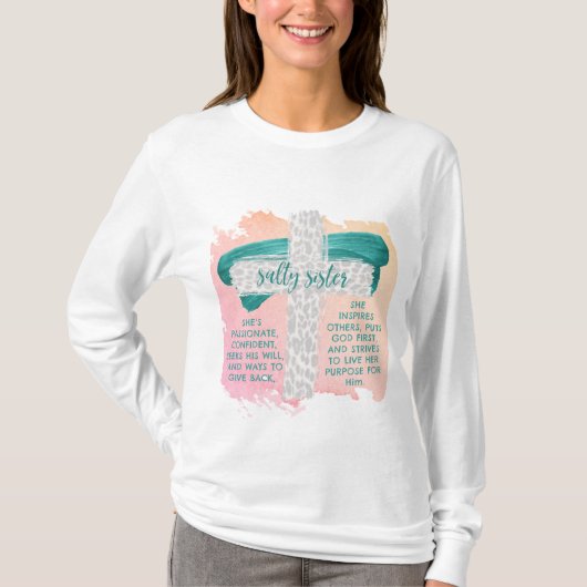 Salty Sister Sweatshirt T-Shirt (Vorderseite)