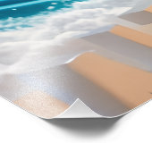 Salty Sisterhood Trio Girls Beach Walk Surfer Fotodruck (Ecke)