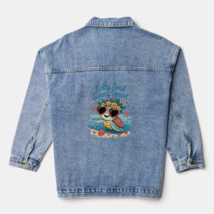 Salty Soul Sunny Heart Turtle Summer Jeansjacke