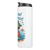 Salty Soul Sunny Heart Turtle Summer Thermosbecher (Nach rechts gedreht)