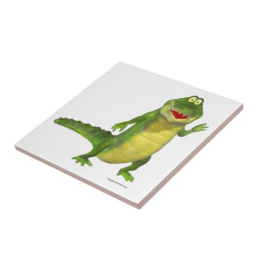 Salty the Crocodile Fliese (Seite)