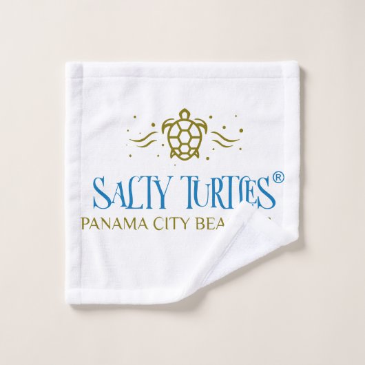 Salty Turtles® Badetuch Badhandtuch Set (Waschlappen)