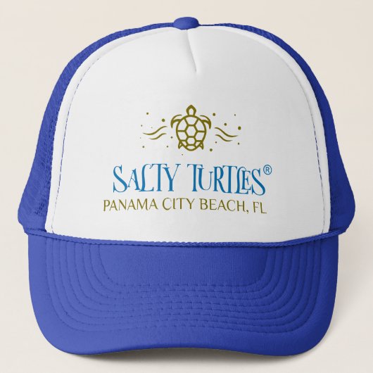 Salty Turtles® Baseball Cap Truckerkappe (Vorderseite)