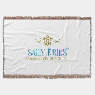 Salty Turtles® Throw Blanket Decke