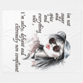 Salty und Defiant Fleecedecke (Vorderseite (Horizontal))