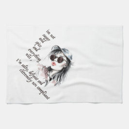 Salty und Defiant Geschirrtuch