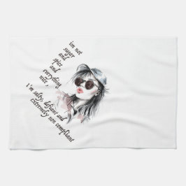 Salty und Defiant Geschirrtuch