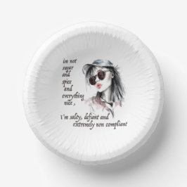 Salty und Defiant Pappteller