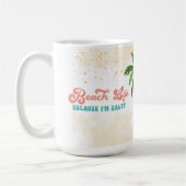 Salty Vibes Beach Life Kaffeetasse (Links)