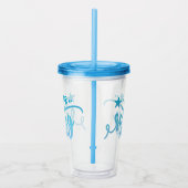 Salty Vibes Insulated Beach Tumbler Acryltrinkbecher (Rechts)