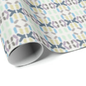 Salty Watercolor Pastel Colors On Cloud White Geschenkpapier (Rolleneckpunkt)