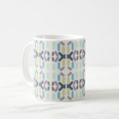 Salty Watercolor Pastel Colors On Cloud White Kaffeetasse (Vorderseite Links)