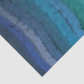 Salty Waves an der Küste auf schwarz Seidenpapier (Ausschnitt)