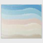 Salty Waves an der Küste Geschenkpapier (Flach)