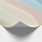 Salty Waves an der Küste Geschenkpapier (Ecke)