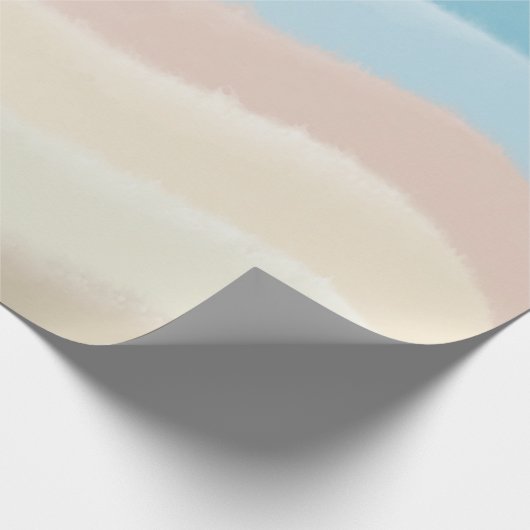 Salty Waves an der Küste Geschenkpapier (Ecke)