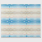 Salty Waves an der Küste Geschenkpapier (Flach)
