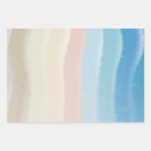 Salty Waves an der Küste Geschenkpapier Set (Vorderseite 2)