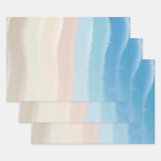 Salty Waves an der Küste Geschenkpapier Set (Set)