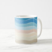 Salty Waves an der Küste Kaffeetasse (VorderseiteRechts)