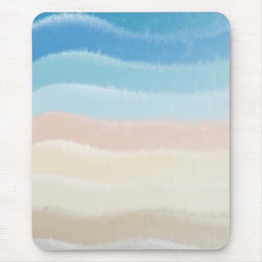 Salty Waves an der Küste Mousepad (Vorne)