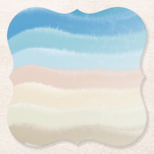 Salty Waves an der Küste Untersetzer (Vorderseite)