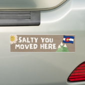 Salty You Move Here - Colorado Autoaufkleber (Auf Auto)