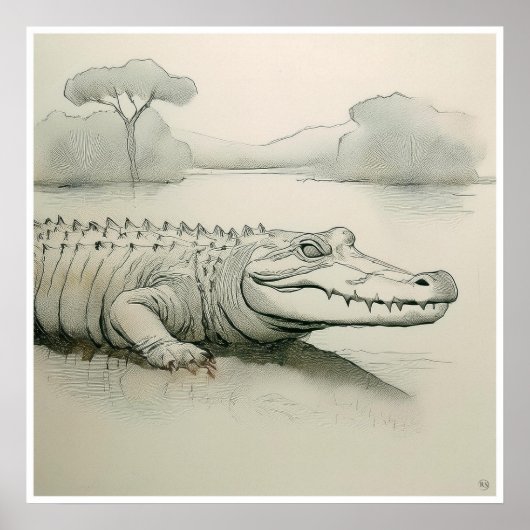 Salty Zeichn - Kunstdrucken Poster (Vorne)