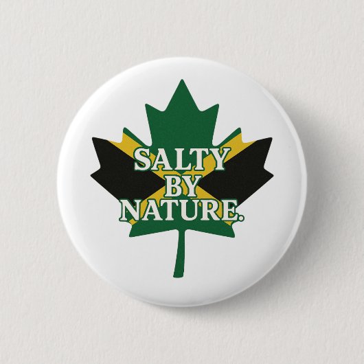 SaltyByNature Jamaican Heritage Button (Vorderseite)