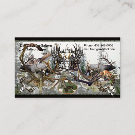 Saltypro Entwurfsgeschäft kundengerecht Visitenkarte (Vorderseite)