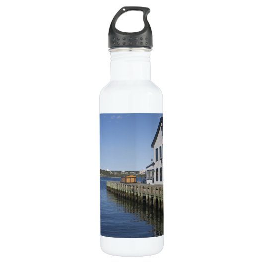Salty's Wharf Trinkflasche (Vorderseite)