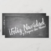 Saludos De Navidad en La Pizarra (Vorne/Hinten)
