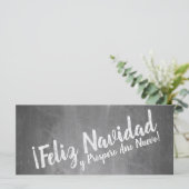 Saludos De Navidad en La Pizarra (Stehend Vorderseite)