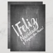 Saludos De Navidad en La Pizarra (Vorne/Hinten)