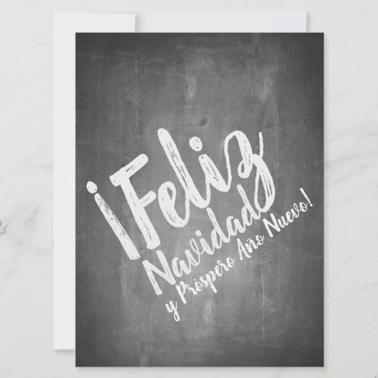 Saludos De Navidad en La Pizarra (Vorderseite)