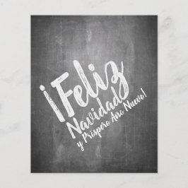 Saludos De Navidad en La Pizarra