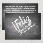 Saludos De Navidad en La Pizarra (Vorne/Hinten)