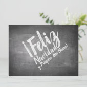 Saludos De Navidad en La Pizarra (Stehend Vorderseite)