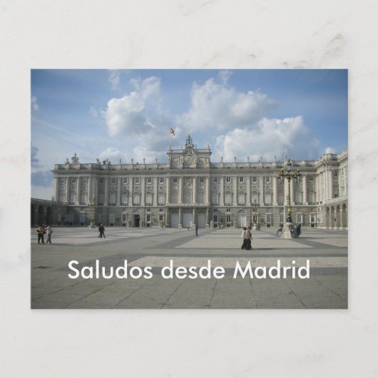 Saludos desde Madrid Postkarte (Vorderseite)