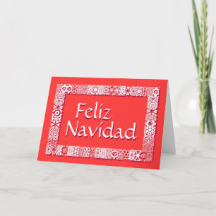 Saludos Feliz Tarjeta De Navidad. Saludo dentro Feiertagskarte