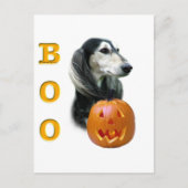 Saluki Boo Postkarte (Vorderseite)