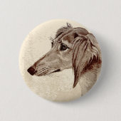 Saluki Button (Vorderseite)