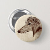 Saluki Button (Vorne & Hinten)