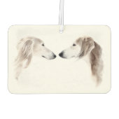 Saluki Car Air Freshener Autolufterfrischer (Rückseite)