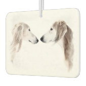 Saluki Car Air Freshener Autolufterfrischer (Links)