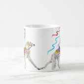 Saluki Carousel White Kaffeetasse (Mittel)